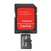 8GB microSDHC Card with SD Adapter Blank