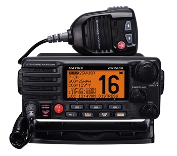 Standard Horizon Matrix GX2000 VHF Radio - Black