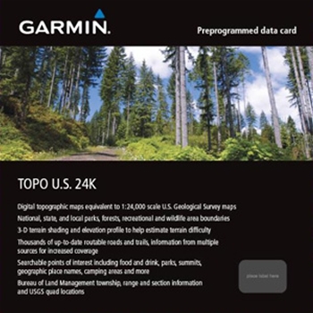 Garmin 24K Topo U.S. North Central microSD/SD
