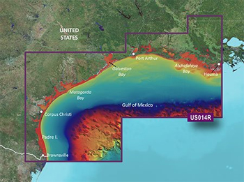 Garmin Bluechart G3 High Res Relief-Shading