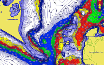 Garmin Bluechart G3 Depth Range Shading