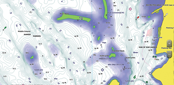 Garmin Bluechart G3 Shallow Water Shading
